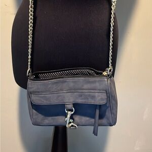 Gray crossbody